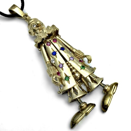 Vintage großer gold anhänger - gold,