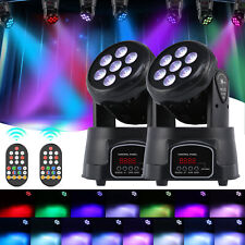 2stk 105W 7 LED RGBW Moving