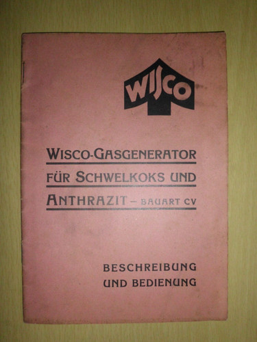 Wisco gasgenerator für - wisco, -gasgenerator