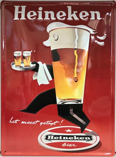 Blechschild heineken bier - -,