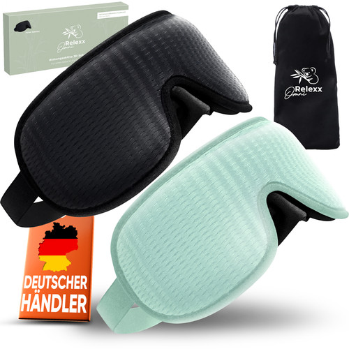 Schlafmaske 2er set 3d - set,