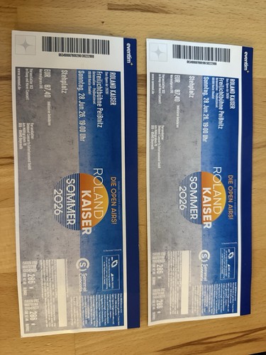 Tickets roland kaiser - 2,