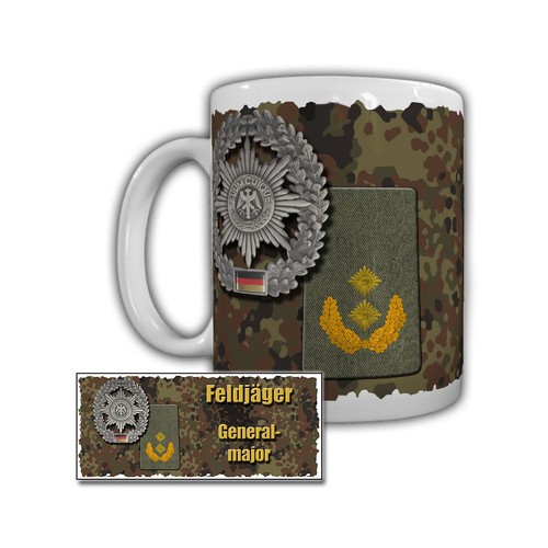 Tasse feldjäger generalmajor - tasse,