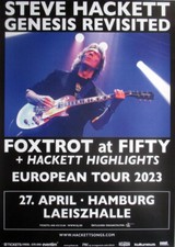 STEVE HACKETT - GENESIS - 2023 - Concert - European Tour - Poster - Hamburg