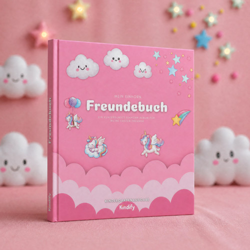 Einhorn freundebuch - einhorn,