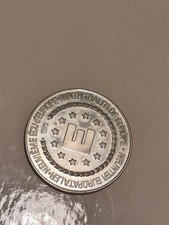 Silbermedaille  925 "neunter Europa Taler" - Neuviéme Ecu Brüssel Berlaymont