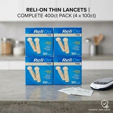 ReliOn Thin Lancets 26G 400ct