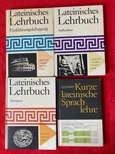 4 x Latein DDR Schulbuch Lehrbuch lateinisch Sprachlehre