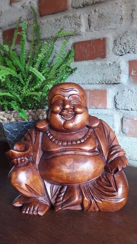 Happy buddha skulptur - buddha,