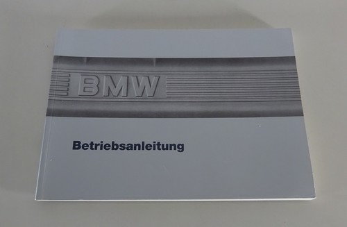Betriebsanleitung bmw 3er e30 - betriebsanleitung,