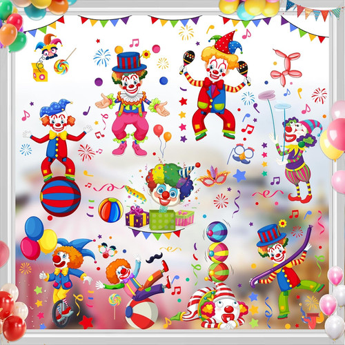 Karneval selbstklebend clown - karneval,
