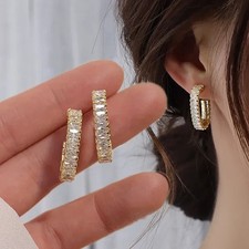 Ohrringe 18K Gold Vergoldet