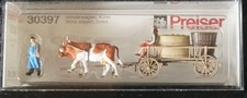 Preiser  30397    (Spur H0)   Gespann  Winzerwagen Kühe  + OVP - unbenutzt