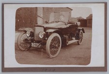 Auto ADLER  5/14 PS ? Zweisitzer Spitzkühler 1919 - Kennzeichen IZ - Foto
