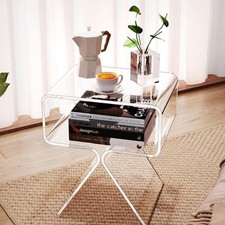 Moderner Acryl-Beistelltisch – Stilvoll, Vielseitig und Kompakt