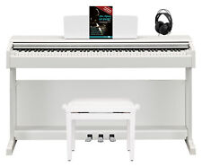 Yamaha Arius YDP-145 WH E-Piano 88 Tasten Set Digitalpiano Bank Kopfhörer Weiß
