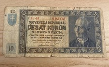 Geldschein Banknote Slowakai