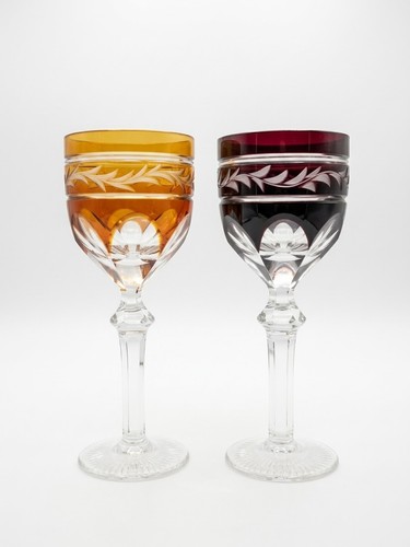 Vintage kristall römer - kristall,