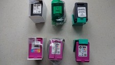 6 X Leere 304 Tintenpatronen z.Teil  HP  u. XL . Zustand Gut.