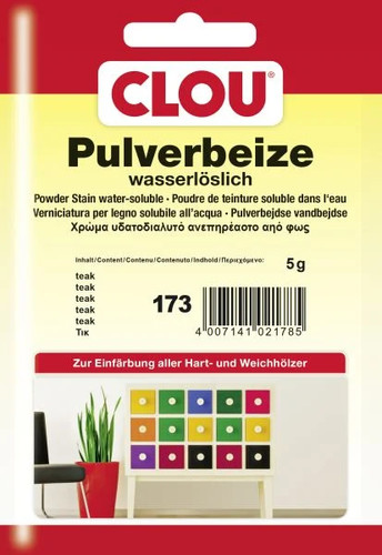 Clou pulverbeize teak - clou, g