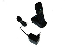 Siemens Gigaset 3000 Comfort Mobilteil mit Ladeschale Telefon schwarz       **40