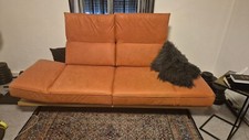 Modell Phönix Sofa E1 in Leder C Revolution Paprika, Top Zustand 