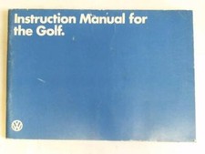 Volkswagenwerk AG: Instruction Manual for the Golf