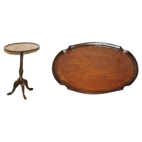 Vintage ovale mahagoni - vintage,