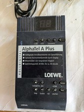 Loewe AlphaTel A plus schwarz Anrufbeantworter digital LED-Display AB Dect Phone