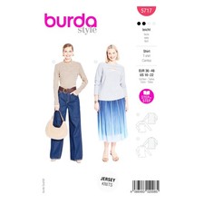 Burda Easy Schnittmuster Nr. 5717 - leichtes Damenshirt - Basic