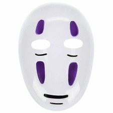 Spirited Away Ohngesicht No face Maske aus Kunststoff für Cosplay Kostüm@