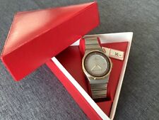 ?? Rarität Vintage Dugena Luxus Master Solar Tec Date Uhr Stahl Gold Box Set
