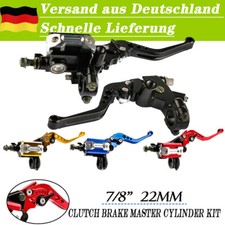 Motorrad 7/8" 22mm Bremshebel Bremszylinder Kupplungshebel Bremspumpe Für Lenker