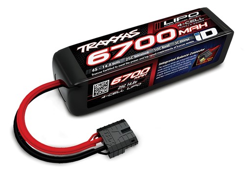 Traxxas 6700mah 4s lipo - 14,8v,