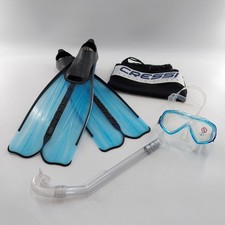 Cressi Unisex Tauchset blau