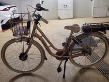 Elektro Fischer Fahrrad RETRO Stil mit Korb,
