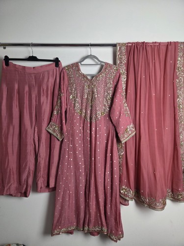 Rosa indisches kleid anarkali - rosa,