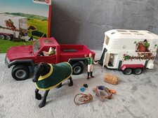 Schleich Horse Club Pick-Up mit Pferdeanhänger (42346), Pferd u. Figuren