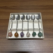 Vintage Edelstein Teelöffel