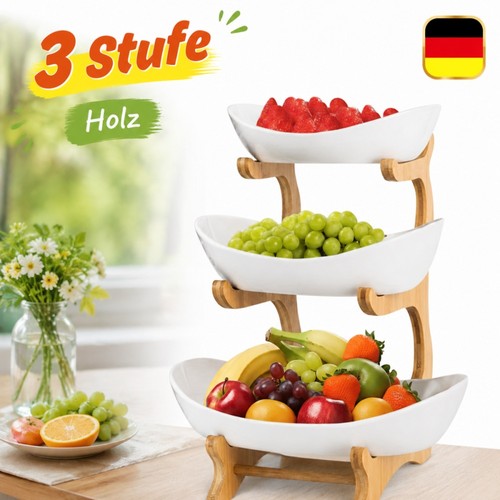 Obst etagere stöckig - obst, 3