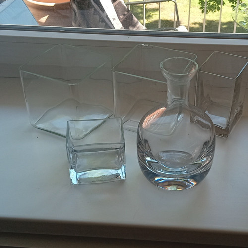 Sammlung glas vasen und - sammlung,