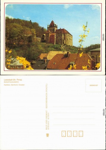 Ansichtskarte liebstadt - ansichtskarte,