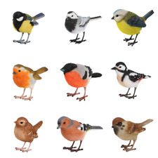 Gartenfigur Vogel lebensgroß Rotkehlchen Blaumeise Buntspecht Zaunkönig Buchfink