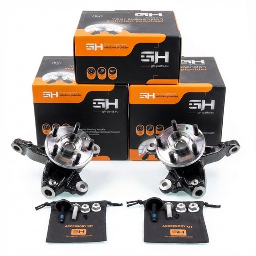 Achsschenkel komplett vorne - 2x,