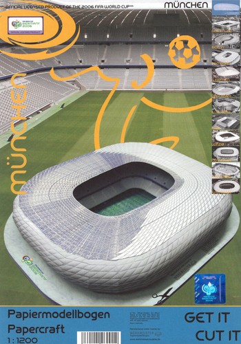 Kartonmodell stadion münchen - stadion,