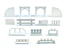 Lego® Zäune Zaun Absperrung weiß Gatter 6079 2486 4873 33303 30055 3185 weiss