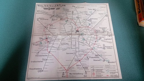 Konvolut ddr wanderkarte - 9x,