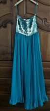 Abendkleid Vintage Musselin