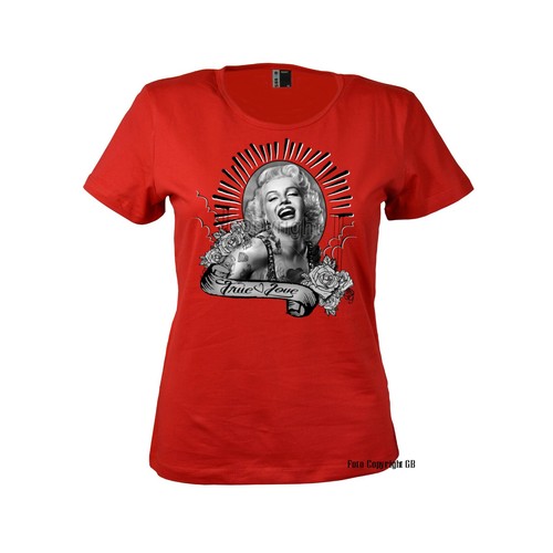 Tattoo damen shirt rockabilly - damen,