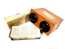 Antiker Holz Hand Stereo